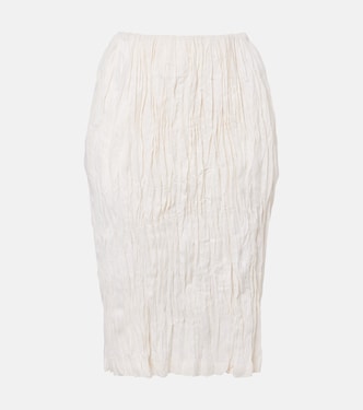 Linen pencil skirt | Toteme