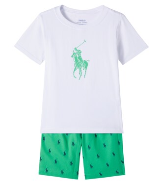 Bedruckter Pyjama aus Baumwoll-Jersey | Polo Ralph Lauren Kids