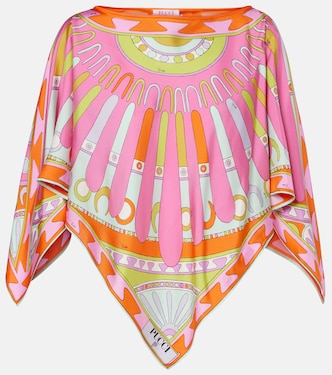  Top Soleil aus Seiden-Twill | Pucci