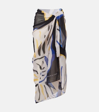 Luana printed beach cover-up | Cala de la Cruz