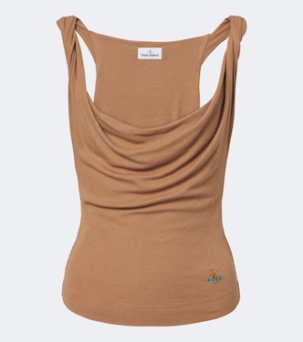 Anna draped knitted tank top | Vivienne Westwood