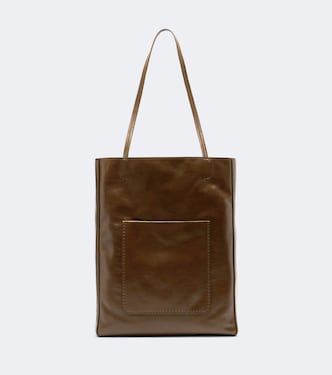 Paper Tote leather shoulder bag | Phoebe Philo