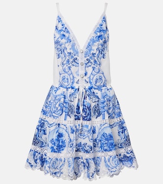 Minikleid aus Baumwolle und Seide | Camilla
