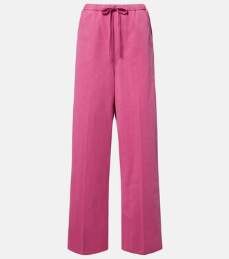 Aurora cotton and linen wide-leg pants | Citizens of Humanity