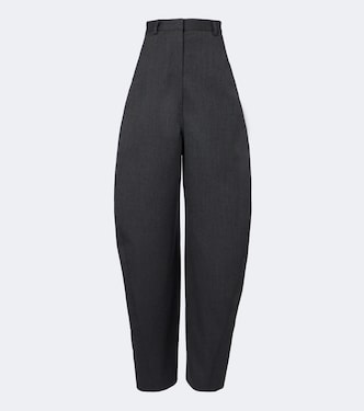 Wool barrel-leg pants | Balenciaga