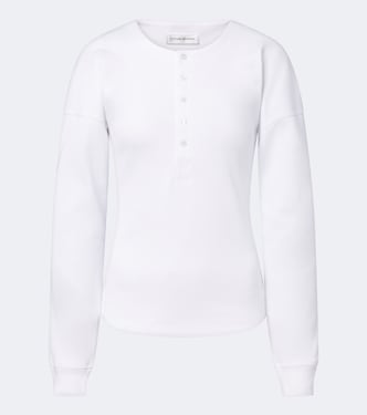 Hazel罗纹针织棉质上衣 | Victoria Beckham