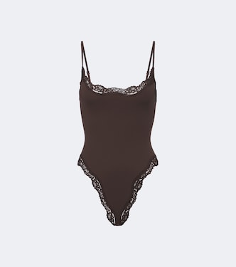Fits Everybody lace-trimmed bodysuit | Skims