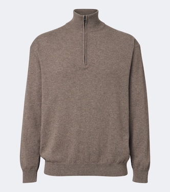 Augustus cashmere half-zip sweater | Lisa Yang