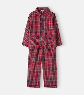 Navidad plaid cotton pajamas  | La Coqueta