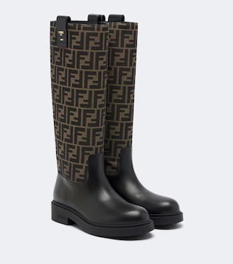 Stiefel Fendi Filo aus Canvas und Leder | Fendi