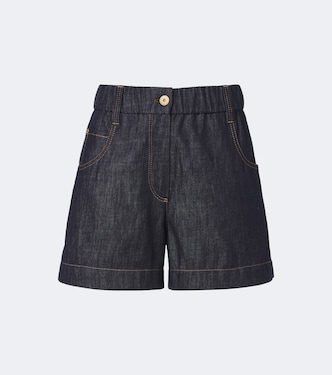 Monili denim shorts | Brunello Cucinelli