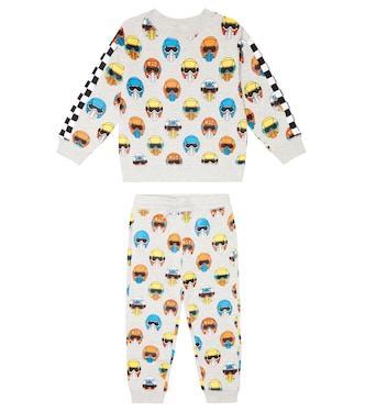Printed cotton sweatshirt and pants set | Stella McCartney Kids