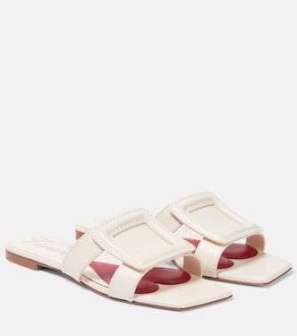 Buckle leather sandals | Roger Vivier