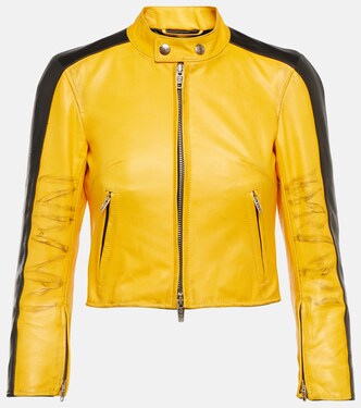 Chaqueta de piel cropped | Balenciaga