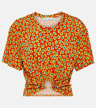 Second Skin leopard-print top | Rabanne