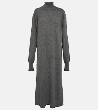 Cashmere turtleneck midi dress | Jil Sander