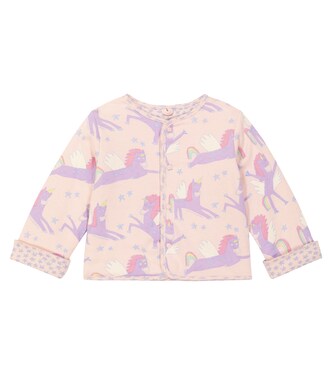 Baby cotton jersey cardigan | Stella McCartney Kids