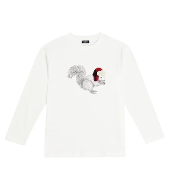 Printed cotton T-shirt | Il Gufo