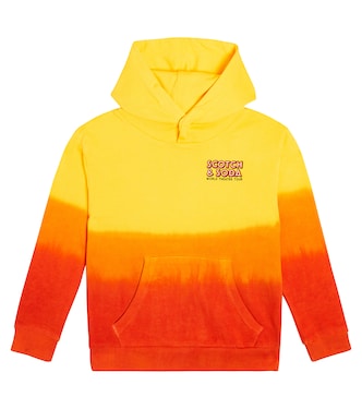 Tie-dye cotton-jersey hoodie | Scotch & Soda Kids