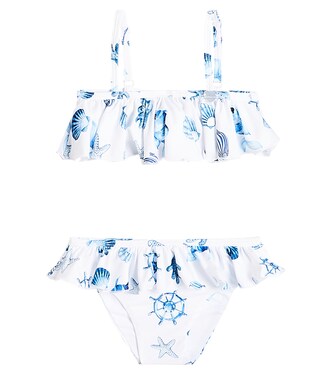 Printed ruffled bikini | Monnalisa