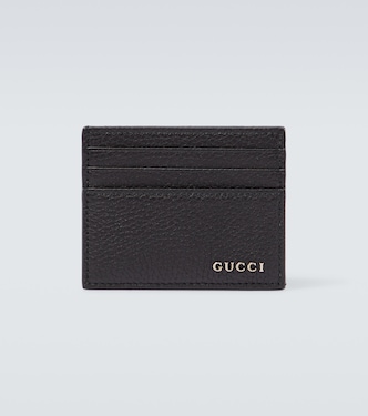 Portacarte in pelle con logo | Gucci
