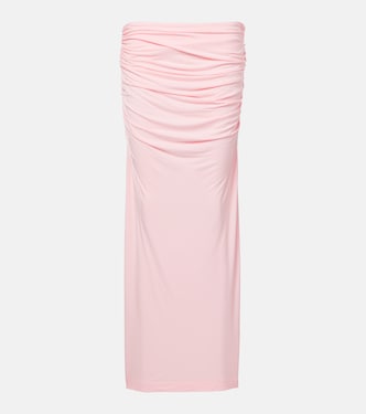 Surge ruched jersey maxi skirt | Entire Studios