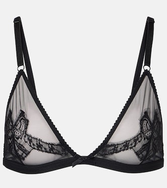 Bralette de tul con encaje | Dolce&Gabbana