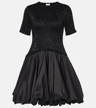 Kenz 러플 태피터 미니드레스 | Simkhai