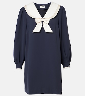 Halina 보우 디테일 미니드레스 | Rixo