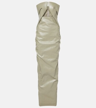 Robe longue Prong en jean | Rick Owens