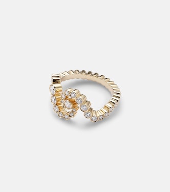 Ensemble De Ciel 18kt gold ring with diamonds | Sophie Bille Brahe
