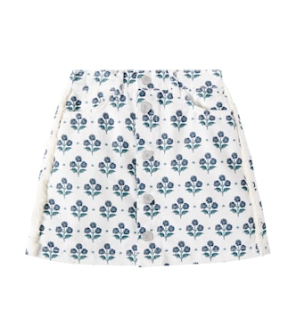 Leros floral denim skirt  | The New Society