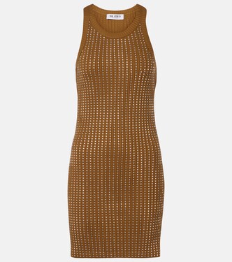 Vestido corto en jersey de algodón | The Attico