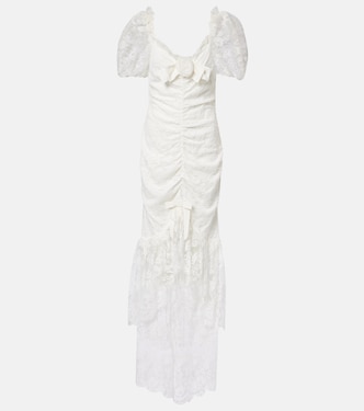 Robe longue en dentelle | Alessandra Rich