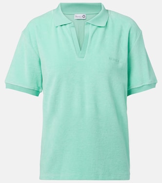 Cotton terry polo shirt | Hunza G