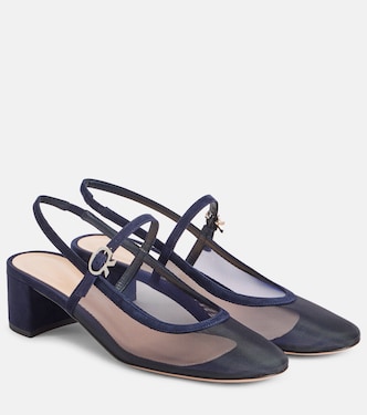 Pumps slingback Francoise 45 con suede | Gianvito Rossi