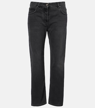 Riaco mid-rise straight jeans | The Row