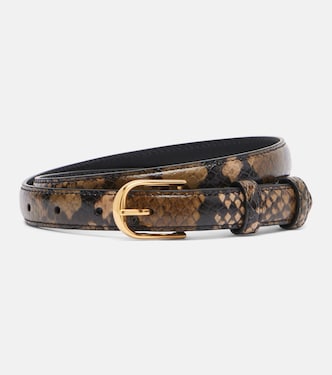 Jane snake-effect leather belt | Nili Lotan