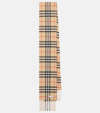 Burberry Check cashmere scarf | Burberry