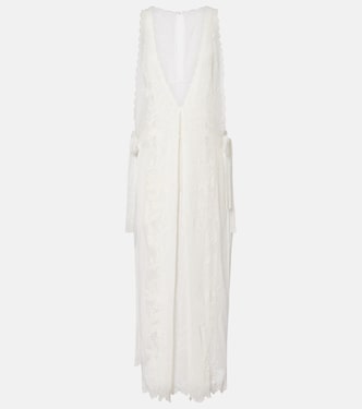 Sea Flowers embroidered cotton cover-up | Farm Rio