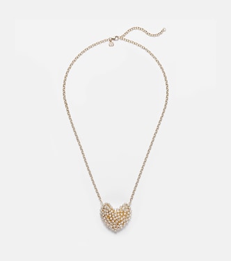 Halskette Heart Large aus 14kt Gelbgold (585/1000) mit Diamanten | Sydney Evan