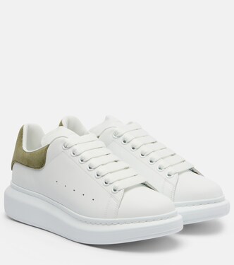 Oversized leather sneakers | McQueen