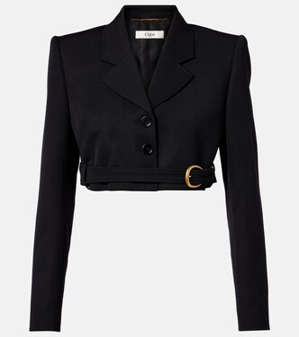 Cropped-Blazer aus Schurwolle | Chloé