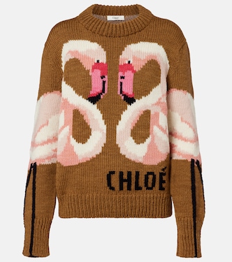 Wool jacquard sweater | Chloé
