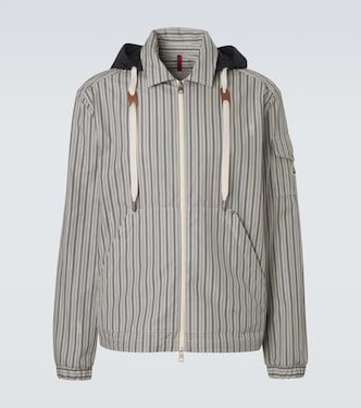 Havas striped cotton blouson jacket | Moncler