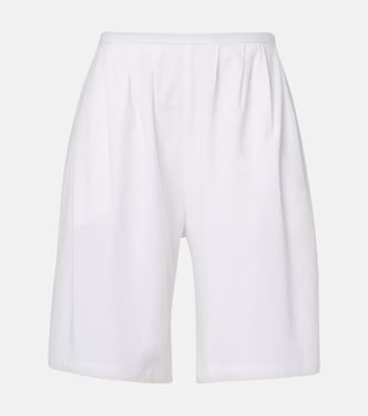 Poppy cotton Bermuda shorts | Khaite