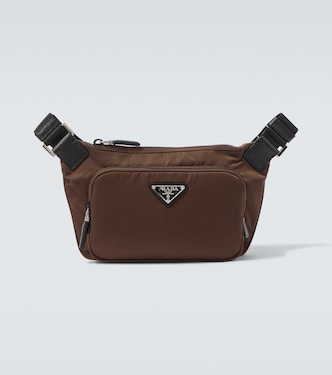 Sac à bandoulière en Re-Nylon et cuir | Prada