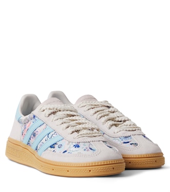  Sneakers Handball Spezial mit floralem Velourslederbesatz | Adidas Originals Kids