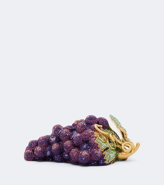 Verzierte Clutch Grapes Concord | Judith Leiber Couture