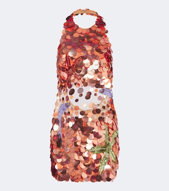Dorothy embellished halterneck minidress | Retrofête